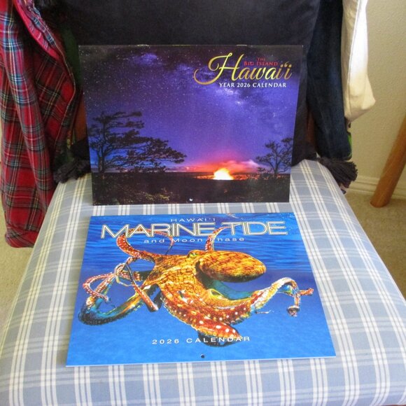 TWO Hawaii 2026 12 month Calendars New! - Picture 1 of 10